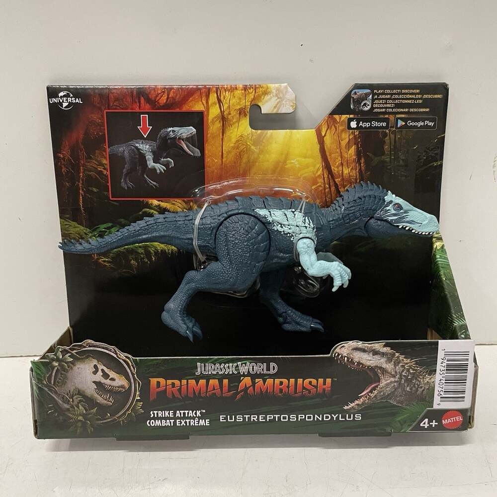 NEW Mattel Jurassic World Primal Ambush EUSTREPTOSPONDYLUS STRIKE ATTACK